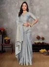 Vc Mohini B Casual Wear Printed Linen Saree Collection